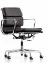 EamesClassic Soft Pad Medium Back Leather Chair