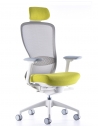 VX1 White Performance Ergonomic Chair
