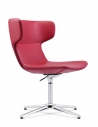 Rossa Leather Rose Red Chair