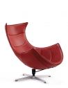 Lazy Red Leather Chair
