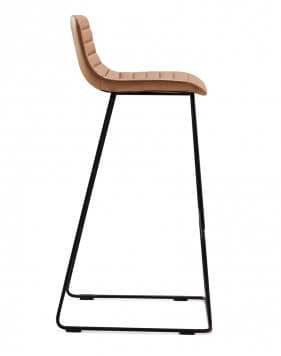 Shell Bar Stool Brown 2