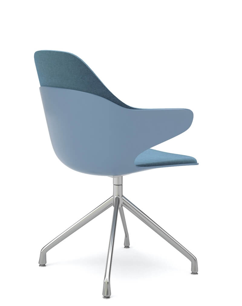 Dora Multi-Purpose Blue Upholstered Chair | IDWorkspace Office Furn...