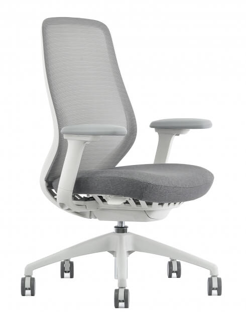 AX Performance Ergonomic White Frame Executive Chair