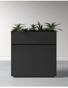 planter cabinet black