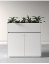 planter cabinet white
