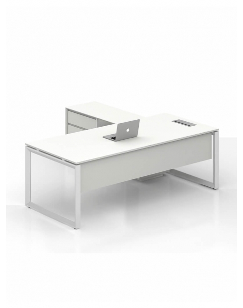 Ace Pro Series with Side Cabinet L-Shape Executive Desk