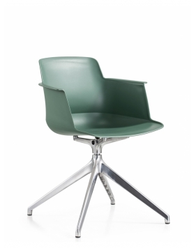 Figo Star Base Pine Green Revolving Chair