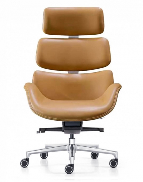 Brown - Maya Designer Executive Leather Chair