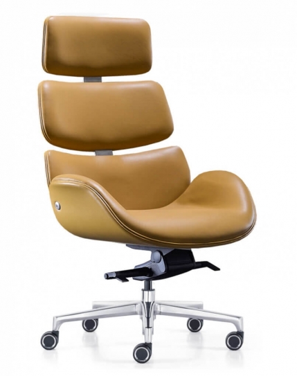 Brown - Maya Designer Executive Leather Chair