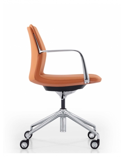 Diego Genuine Leather Designer Conference Chair