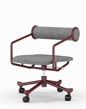 Roller Tube Rode Stoel In...