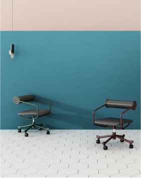 Roller Tube Rode Stoel In... 2