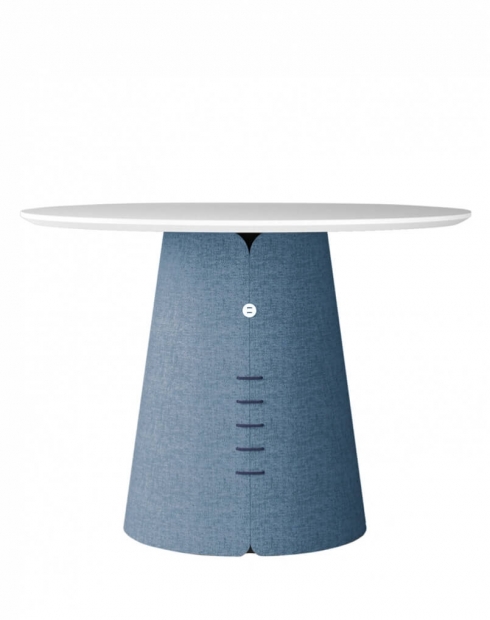 Collar Round Table with USB Charger