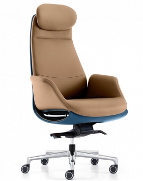 Big and Tall Office Chair Bonded Leather Office Chair VANSPACE Executive Office Chair High Back EC01 Computer Chair with Thick Padded Armrest and Headrest for Home & Office 