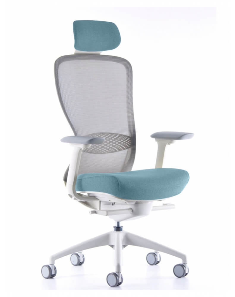 VX1 Maya Blue Performance Ergonomic Chair | IDWorkspace Office Furn...