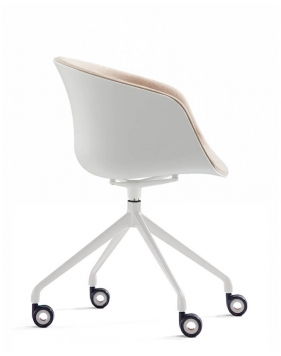 Frey Ivory Contemporary Designer Chair 2