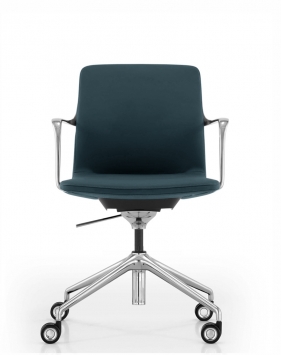 Diego Echt Lederen Design Vergaderstoel 2