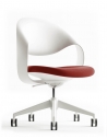 Loop White Visitor Chair
