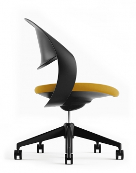 Loop Zwarte Bezoekersstoel 2