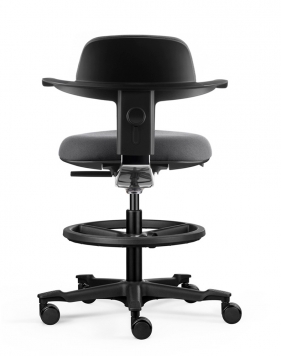 Coast Black Drafting Counter Chair 2