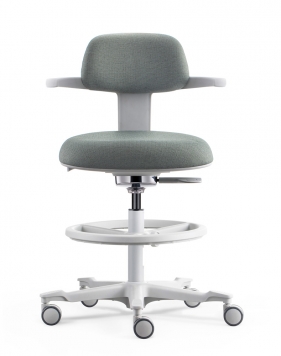 Coast White Drafting Counter Chair 2