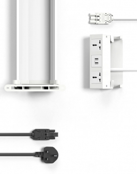 2x Users Desktop Interlink Power Access and Cable Management Solution 2