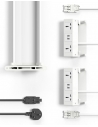 6x Gebruikers Desktop Interlink Oplossing voor stroomtoegang en kabelbeheer