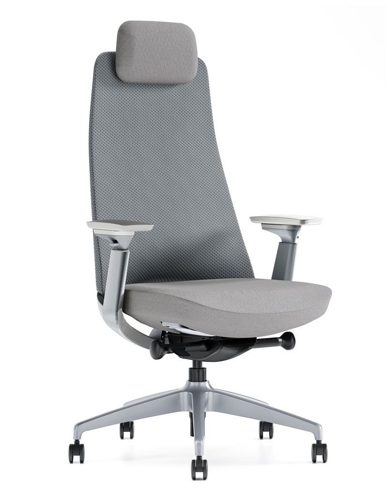 Grey best sale ergonomic chair