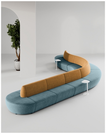 GENE Hook Curve Modular Sofa System