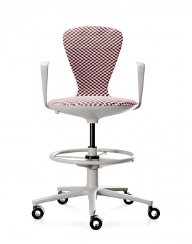 Chair Visitor with Adjustable Armrest High Castors Footrest Back Mesh Seat Neck  Support Ergonomic Office Chair (new) - China Swivel Chair, Office Chairs