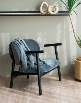 Enzo Fluwelen Eenzitsfauteuil