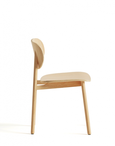 Birch Wood Veneer Multi-Purpose Chair