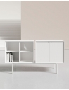 EDGE Series Hutch Sideboard White Cabinet White