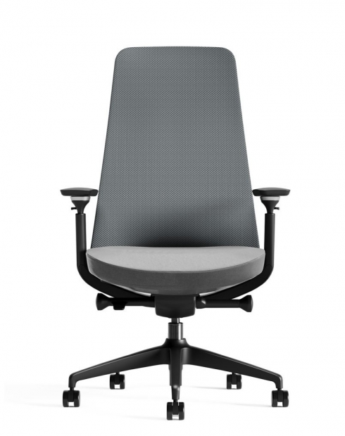 Yukon Black Medium Back Ergonomic Chair