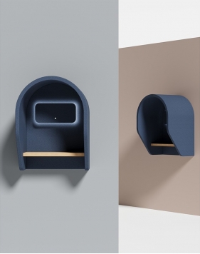 Roma Series Wall Phone Booth 2