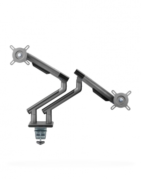 Snap Dual Monitor Desk Mount with USB Ports 2