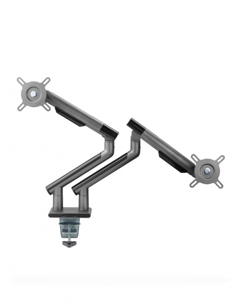 Snap Dual Monitor Desk Mount with USB Ports