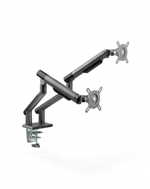 Snap Dual Monitor Desk Mount with USB Ports