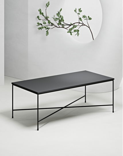 EXO 2.3 Modern Rectangular Coffee Table Black