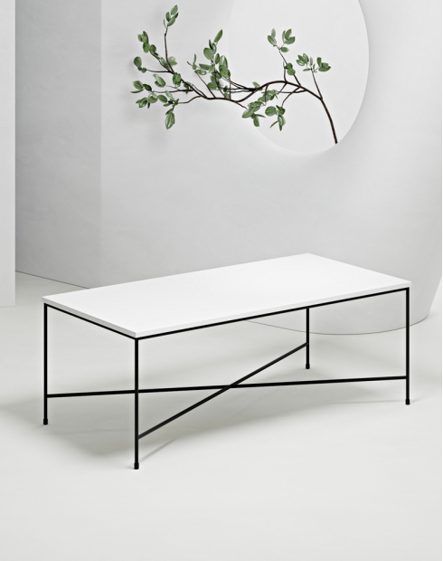 EXO 2.3 Modern Rectangular Coffee Table White