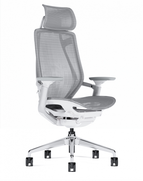 Endurance Pearl Grey Super Ergonomic Mesh Chair