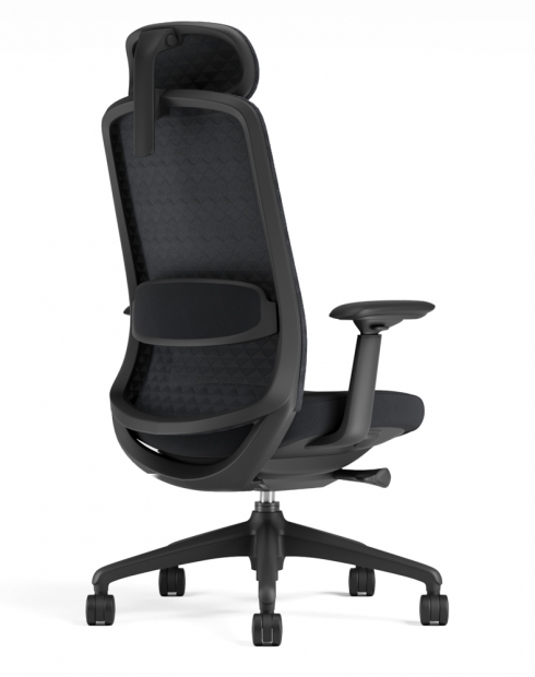 Polar Black Ergonomic Chair