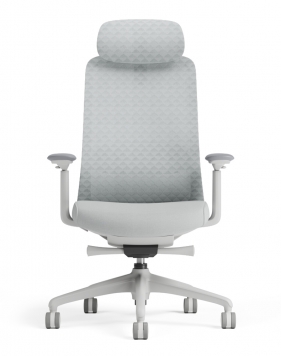 Polar Light Grey Ergonomic Chair 2