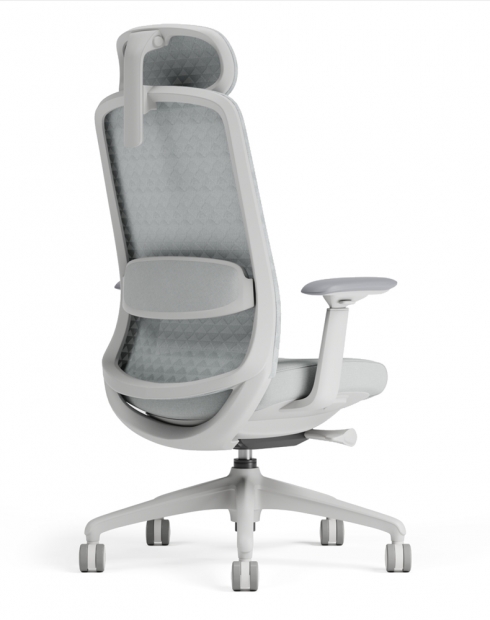 Polar Light Grey Ergonomic Chair