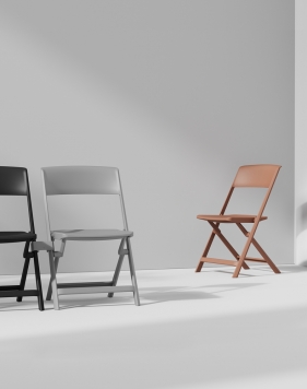 Stack Multifunctionele opvouwbare stoel