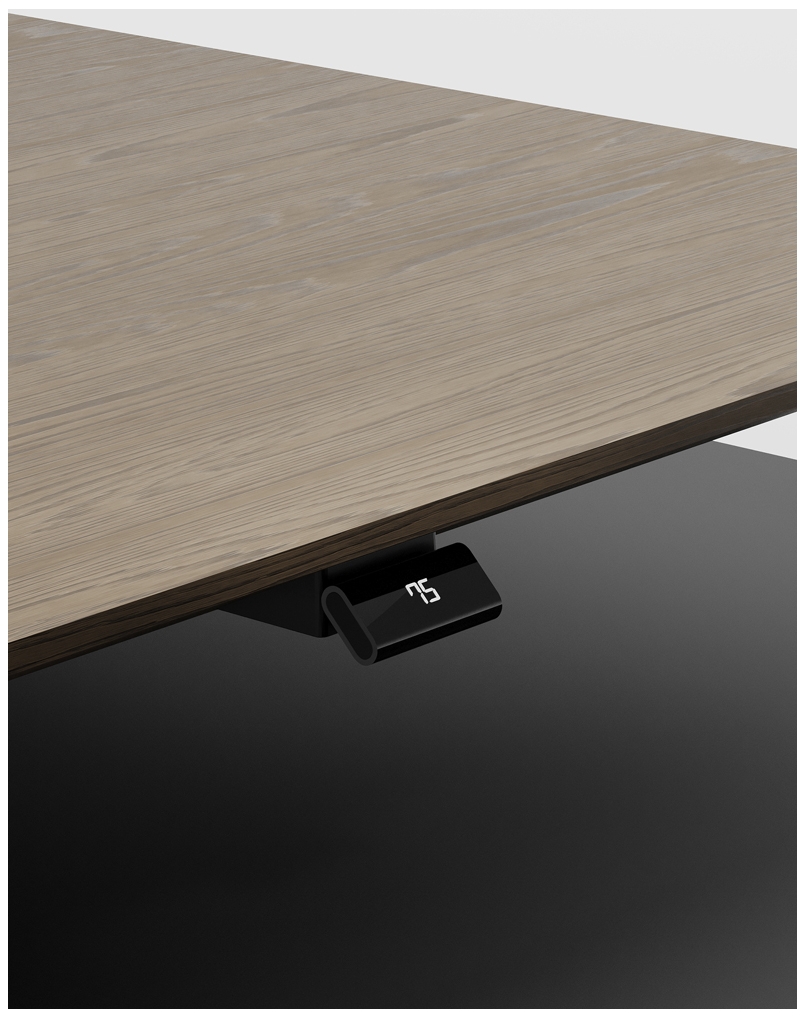 Enigma Veneer L-Shape Atelier Desk - Brown Oak Veneer Enigma Veneer L-Shape Atelier Desk - Brown Oak Veneer