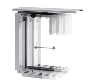 3M™ Adjustable Under-Desk CPU Holder with 360 Degree Swivel, CS200MB